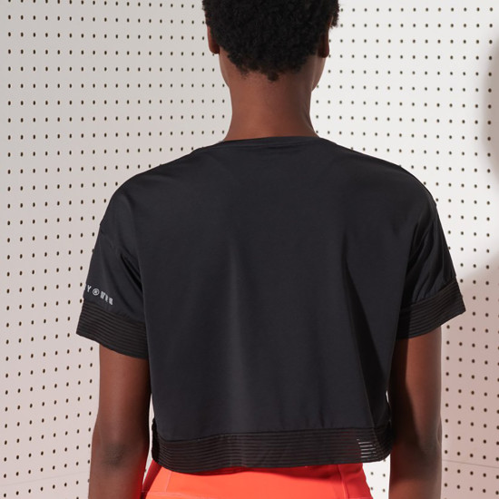 Superdry Γυναικεία κοντομάνικη μπλούζα crop